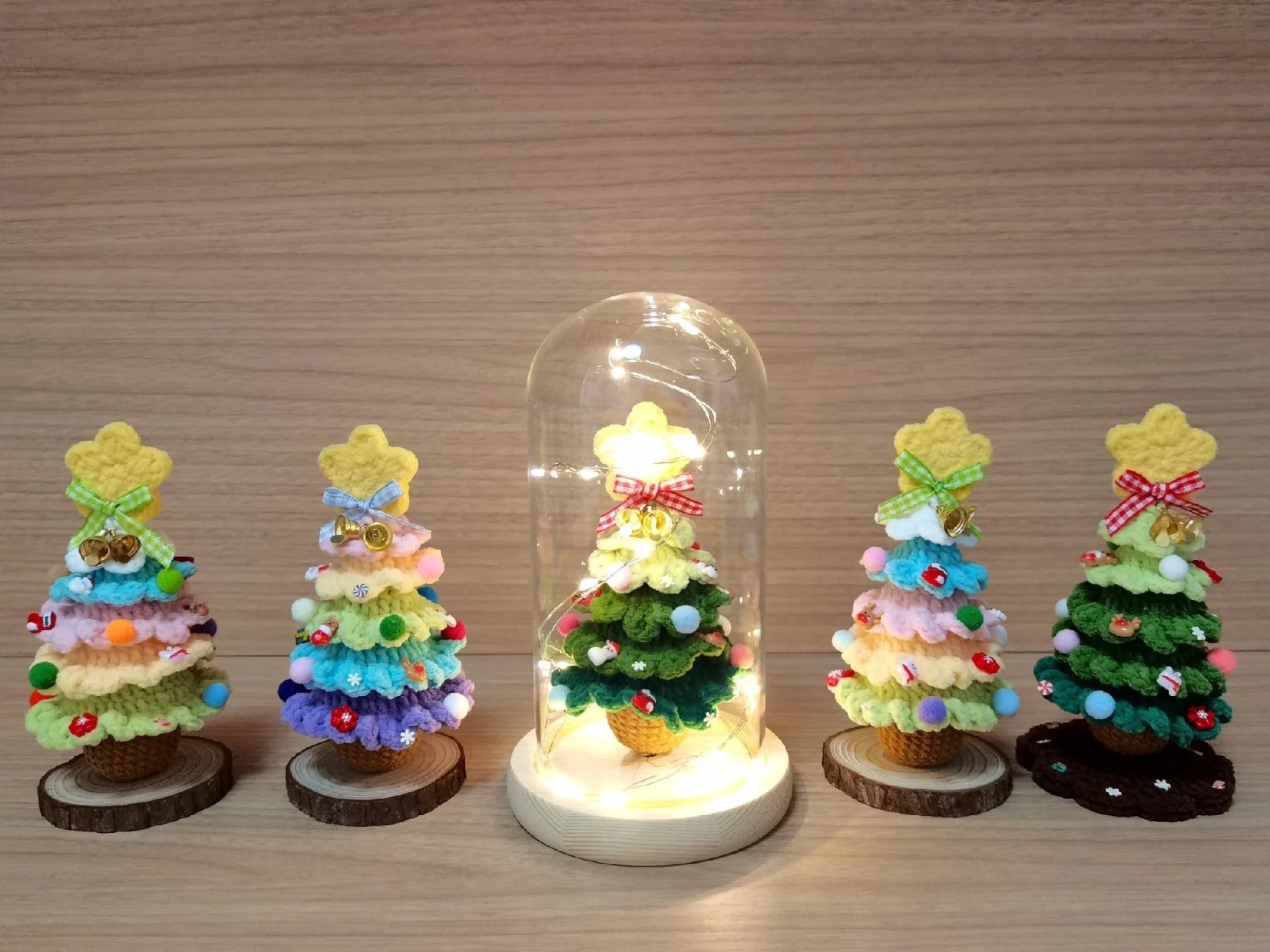 Handmade Crochet Christmas Tree- RE - THE